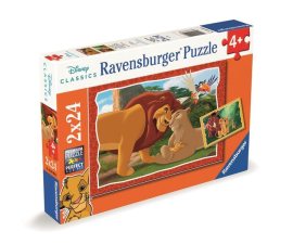 Ravensburger Puzzle 120010296 Disney: Leví kráľ 2x24