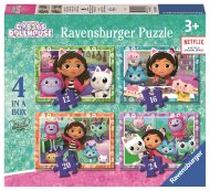 Ravensburger Puzzle 031436 Gabby's Dollhouse 4v1 - cena, porovnanie