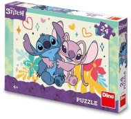 Dino Puzzle Stitch a Angel 24ks - cena, porovnanie