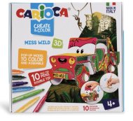 Carioca Create & Color 3D Ms. Wild Toys - cena, porovnanie