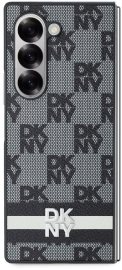 DKNY PU Leather Checkered Pattern and Stripe Samsung Galaxy Z Fold6