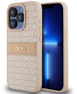 DKNY PU Leather Repeat Pattern Tonal Stripe iPhone 15 Pro Max - cena, porovnanie