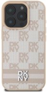 DKNY PU Leather Checkered Pattern and Stripe iPhone 16 Pro Max - cena, porovnanie