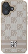 DKNY PU Leather Checkered Pattern and Stripe iPhone 16 - cena, porovnanie