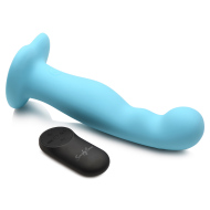 Simply Sweet 21x Vibrating Thick Silicone Dildo with Remote - cena, porovnanie