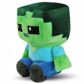 Plush Minecraft Zombie Steve Pixel 20cm