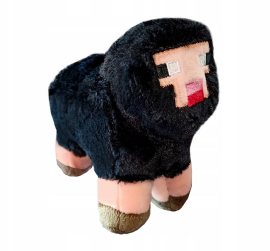 Plush Minecraft Ovečka černá 18cm