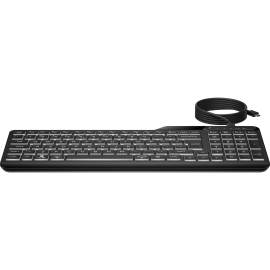 HP 400 Backlit Wired Keyboard