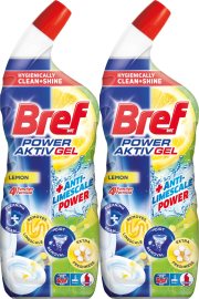 Henkel Bref Power Aktiv Gel WC Lemon 2x700ml