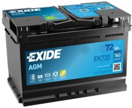 Exide Start-Stop AGM 72Ah