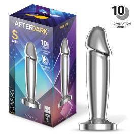 Afterdark Sarmy Metal Vibrating Dildo Plug S