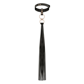 Rosy Gold Collar with Flogger