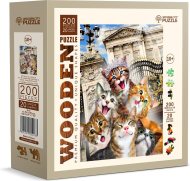 Wooden City Dřevěné puzzle Koťata v Londýně 200 - cena, porovnanie