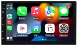 Hizpo 2Din univerzálny Android Autorádio s kamerou, 2 GB RAM, Apple CarPlay Android Auto