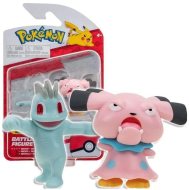 Jazwares Pokémon - Battle Figure 2 Pack - Machop & Snubbull - cena, porovnanie