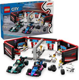 Lego City 60444 Garáž F1 a autá Mercedes-AMG a Alpine