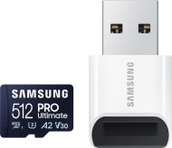 Samsung Micro SDXC PRO Ultimate + USB adaptér 512GB - cena, porovnanie