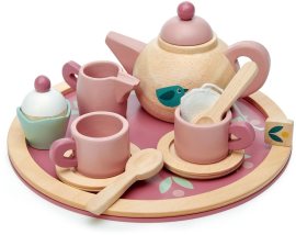 Tender Leaf Drevený čajový servis Birdie Tea Set