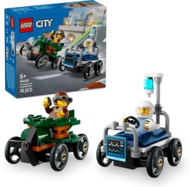 Lego City 60459 Pretekársky balíček: Lietadlo vs. nemocničné lôžko