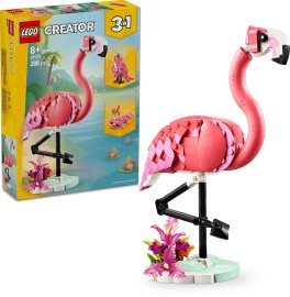 Lego Creator 3v1 31170 Divoké zvieratá: Ružový plameniak