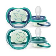 Philips Avent Cumlík Ultra Air nočný 6-18m chlapec 2ks - cena, porovnanie