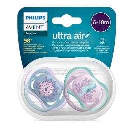 Philips Avent Cumlík Ultra Air obrázok 6-18m dievča 2ks