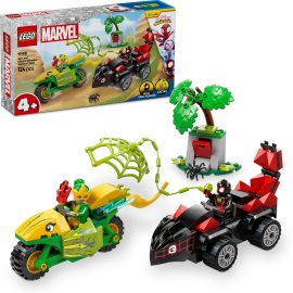 Lego Marvel Spidey 11198 Spin, Electro a naháňačka s dinosaurím vozidlom