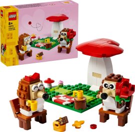 Lego Iconic 40711 Ježčie rande s piknikom