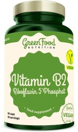 Greenfood Vitamín B2 Riboflavin 5'Phosphat 90tbl