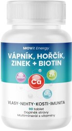 Movit Vápnik Horčík Zinok Biotín 90tbl