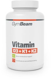 Gymbeam Vitamin D3+K1+K2 Forte 60tbl