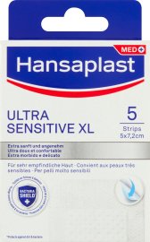 Hansaplast Ultra Sensitive XL náplasť 5ks