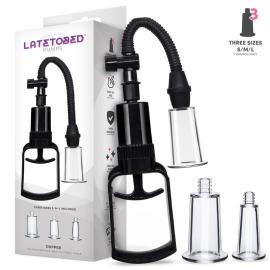 Latetobed Dupper Clitoris & Nipple Manual Pump with 3 Cups