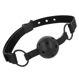 Intense Fetish Vegan Leather Ball Gag