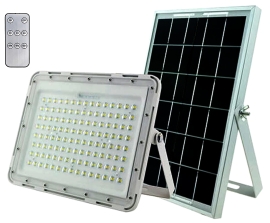 MasterLED 200W Hybridný LED solárny reflektor s pripojením na 230V, IP65, VIP3375