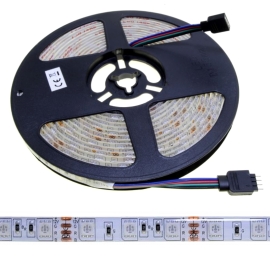 Brolux RGB pásik 5m 12V 14,4W/m 60LED/m SMD 5050 IP65, RGB300V