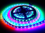 Mcomp Digitálny RGB LED pásik 5m 12V WS2811 30LED/m IP20, MCAKC000077 - cena, porovnanie