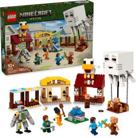 Lego Minecraft 21273 Balón v podobe Ghasta a útok na dedinu