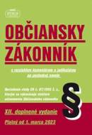 Občiansky zákonník - XII. doplnené vydanie platný od 1. marca 2023 - cena, porovnanie