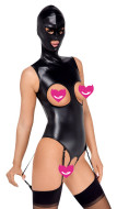 Bad Kitty Open Cup Crotchless Suspender Body & Mask - cena, porovnanie