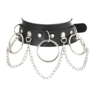 STD Metal Collar with Chains - cena, porovnanie