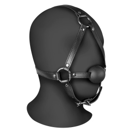 Ouch! Xtreme Head Harness with Solid Ball Gag