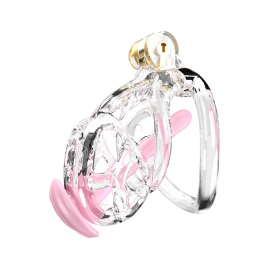 Cellmate Guardian Chastity Cage Clear Size 1