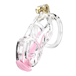 Cellmate Guardian Chastity Cage Clear Size 3