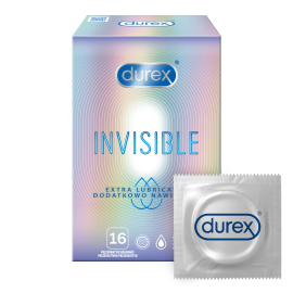 Durex Invisible Extra Lubricated 16ks