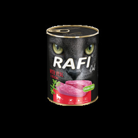 Rafi Cat Adult s teľacím mäsom 400g