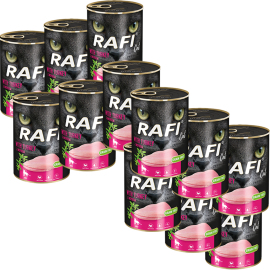 Rafi Cat bezobilné krmivo s morkou 12x400g