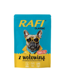 Rafi Classic hovädzie mokré krmivo pre psy 400g