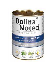 Dolina Noteci Premium pre dospelých psov treska s brokolicou 400g