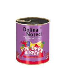 Dolina Noteci Premium SuperFood srnka a hovädzie mäso 800g